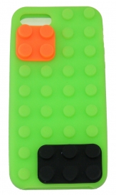 Силиконов калъф Конструктор за Apple iPhone 5 Зелен