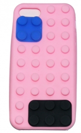 Силиконов калъф Конструктор за Apple iPhone 5 Розов