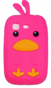 Силиконов калъф пиленце за Samsung S5300 Galaxy Pocket Тъмно Розов