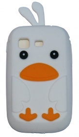 Силиконов калъф пиленце за Samsung S5300 Galaxy Pocket Бял