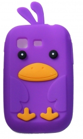 Силиконов калъф пиленце за Samsung S5300 Galaxy Pocket Лилав