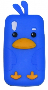 Силиконов калъф пиленце за Samsung S5830 Galaxy Ace Син