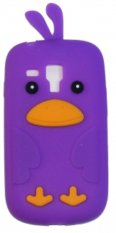 Силиконов калъф пиленце за Samsung I8190 Galaxy S3 mini Лилав