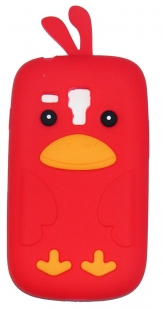 Силиконов калъф пиленце за Samsung I8190 Galaxy S3 mini Червен