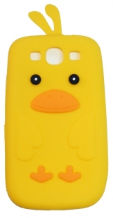 Силиконов калъф пиленце за Samsung i9300 Galaxy S3 Жълт