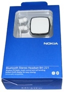 Nokia Bluetooth слушалка стерео Headset BH-221 Бяла