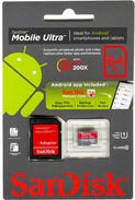 Карта памет SanDisk Ultra 64GB MicroSDXC