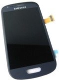 Дисплей + тъч за Samsung i8190 S3 mini Син