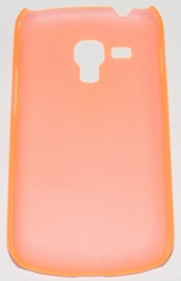 PC кейс твърд мат за Samsung S7562 Galaxy S Duos Оранжев