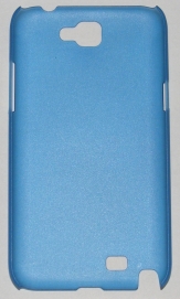 PC кейс твърд мат за Samsung N7100 Galaxy Note 2 Син