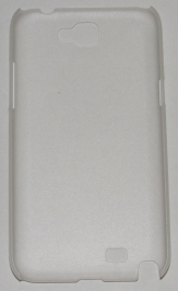 PC кейс твърд мат за Samsung N7100 Galaxy Note 2 Бял