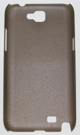 PC кейс твърд мат за Samsung N7100 Galaxy Note 2 Черен