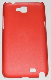 PC кейс твърд мат за Samsung N7100 Galaxy Note 2 Червен