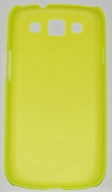 PC кейс твърд мат за Samsung I9300 Galaxy S3 Жълт