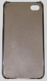PC кейс твърд мат за Apple iPhone 4 Черен
