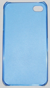 PC кейс твърд мат за Apple iPhone 4 Светло Син