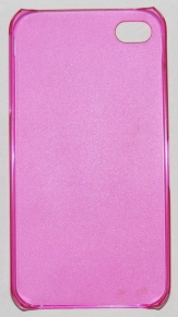 PC кейс твърд мат за Apple iPhone 4 Розов