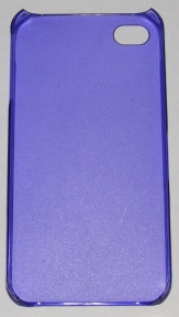 PC кейс твърд мат за Apple iPhone 4 Лилав