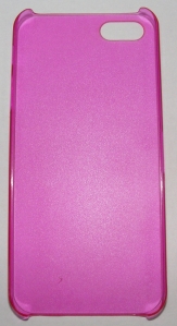 PC кейс твърд мат за Apple iPhone 5 Тъмно Розов