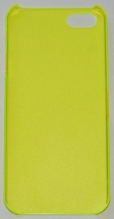 PC кейс твърд мат за Apple iPhone 5 Жълт