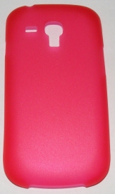 PC кейс мек мат за Samsung I8190 Galaxy S3 mini Червен