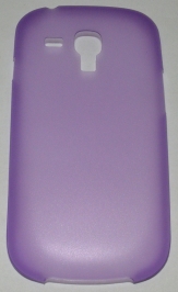 PC кейс мек мат за Samsung I8190 Galaxy S3 mini Лилав