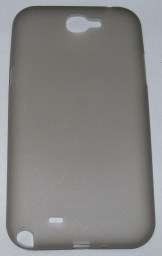 PC кейс мек мат за Samsung N7100 Galaxy Note 2 Сив