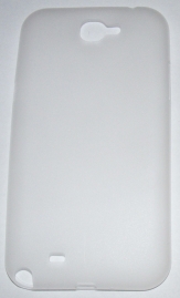PC кейс мек мат за Samsung N7100 Galaxy Note 2 Бял