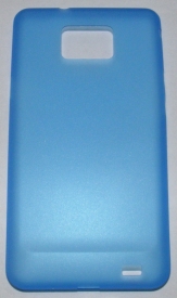 PC кейс мек матиран за Samsung I9100 Galaxy S2 Син