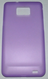 PC кейс мек матиран за Samsung I9100 Galaxy S2 Лилав