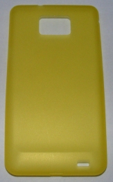 PC кейс мек матиран за Samsung I9100 Galaxy S2 Жълт