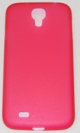 PC кейс мек матиран за Samsung I9500 Galaxy S4 Червен