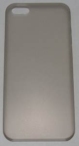 Мек матиран PC кейс за Apple iPhone 5 Сив