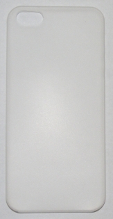 Мек матиран PC кейс за Apple iPhone 5 Бял