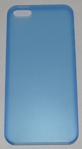 Мек матиран PC кейс за Apple iPhone 5 Син