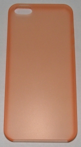 Мек матиран PC кейс за Apple iPhone 5 Оранжев