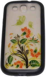 Твърд гръб за Samsung i9300 Galaxy S3 с апликация Черен 03
