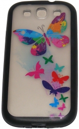 Твърд гръб за Samsung i9300 Galaxy S3 с апликация Черен 04