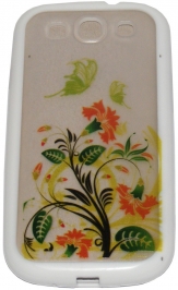 Твърд гръб за Samsung i9300 Galaxy S3 с апликация Бял 02