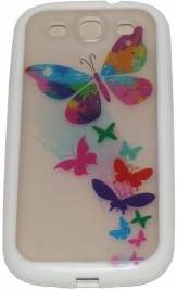 Твърд гръб за Samsung i9300 Galaxy S3 с апликация Бял 03