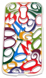 Твърд гръб с цифри за Samsung i9190 Galaxy S4 mini Цветен 01