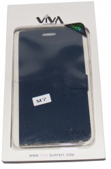 Калъф Viva за HTC ONE M7 Тъмно Син
