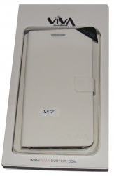 Калъф Viva за HTC ONE M7 Бял