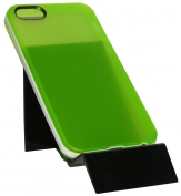 Силиконов калъф за Apple iPhone 5/5S с твърда лайсна Зелен