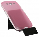 Силиконов калъф за Samsung i9300 Galaxy S3 с твърда лайсна Розов