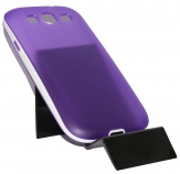 Силиконов калъф за Samsung i9300 Galaxy S3 с твърда лайсна Лилав