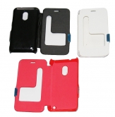 Флип калъф за Nokia Lumia 620 с прозорец