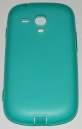 Силиконов гръб за Samsung i8190 Galaxy S3 mini с тапички Зелен
