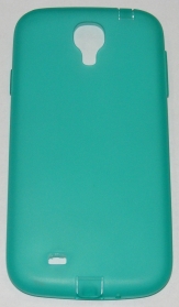 Силиконов гръб за Samsung i9500 Galaxy S4 с тапички Зелен