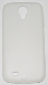 Силиконов гръб за Samsung i9500 Galaxy S4 с тапички Бял